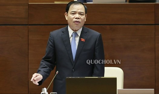 Bộ trưởng Bộ Nông nghiệp và Phát triển Nông thôn Nguyễn Xuân Cường. Ảnh quochoi.vn