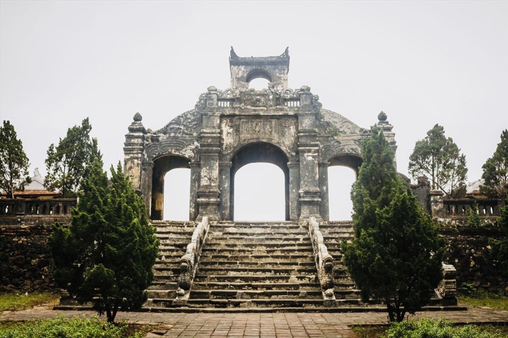 Lối vào Văn Miếu Huế. Ảnh: TT.