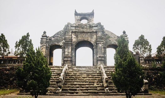 Lối vào Văn Miếu Huế. Ảnh: TT.