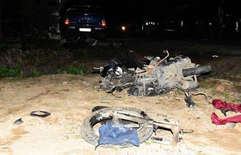 Hiện trường vụ tai nạn. Ảnh: Đ.X