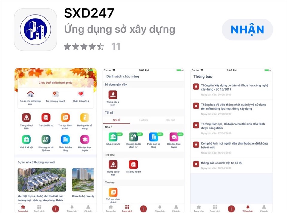 Người dân có thể tải ứng dụng trên nền tảng IOS và Android. Ảnh màn hình. Người dân có thể tải ứng dụng trên nền tảng IOS và Android. Ảnh màn hình.