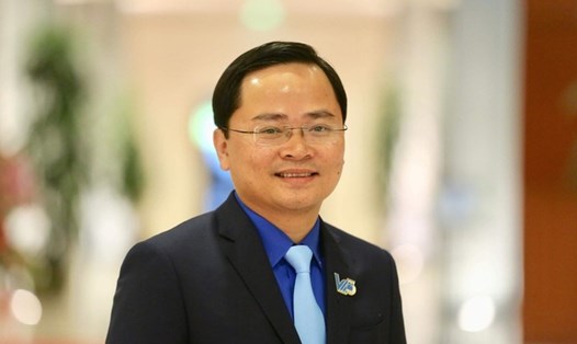 Anh Nguyễn Anh Tuấn giữ chức Chủ tịch Ủy ban Trung ương Hội Liên hiệp Thanh niên Việt Nam khoá VIII. Ảnh: PV