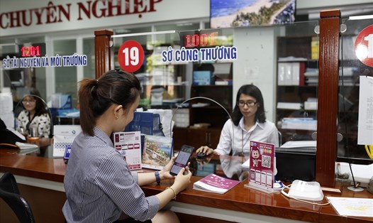 Ví MoMo được áp dụng thanh toán dịch vụ công tại Đà Nẵng (ảnh: H.P).