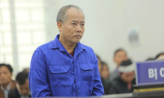 Bị cáo Nguyễn Văn Đông trước tòa.