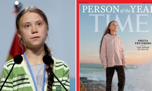Greta Thunberg - nhà hoạt động môi trường nhí được vinh danh Nhân vật của năm 2019. Ảnh: Getty/Time.