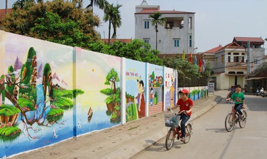 Dự kiến, hết năm 2019, Hà Nội có 355 xã đạt chuẩn nông thôn mới (91,9%). Ảnh: PV