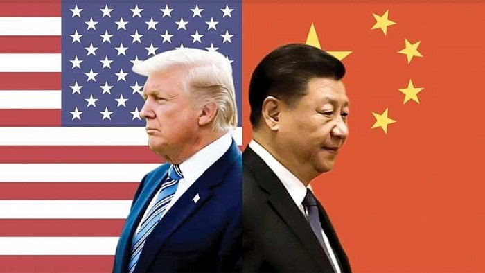 Tổng thống Mỹ Donald Trump và Chủ tịch Trung Quốc Tập Cận Bình. Ảnh: Sundayobserver