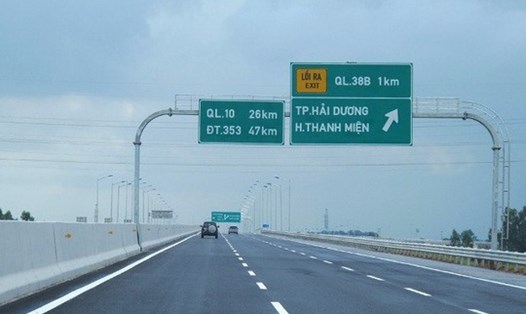 Cao tốc Hà Nội - Hải Phòng. Ảnh minh hoạ
