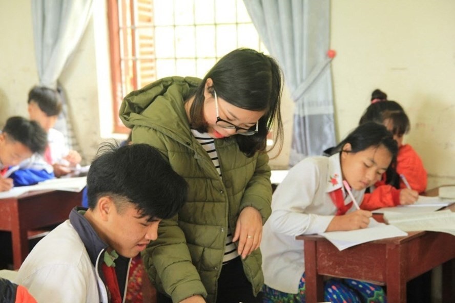 Lương giáo viên sẽ được trả  theo vị trí việc làm  Ảnh minh họa: Cường Ngô