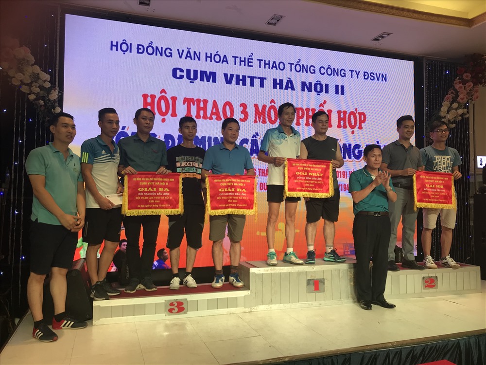 Một hoạt động thể thao của công nhân lao động Đường sắt. Ảnh: Đ.S