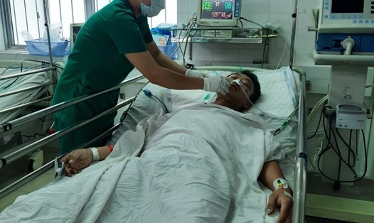 Bệnh nhân đã qua cơn nguy kịch, đang điều trị tại Bệnh viện ĐKTƯ Cần Thơ. Ảnh: BVCC.
