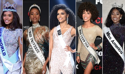 5 cuộc thi hoa hậu hàng đầu trong năm 2019 đều vinh danh các cô gái da màu. Ảnh: CNN