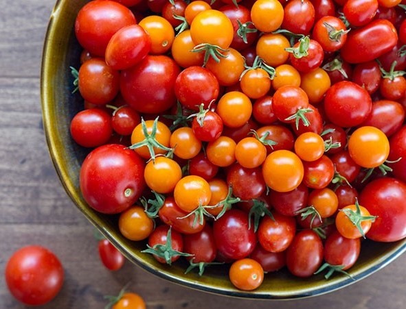 Cà chua chứa chất lycopene, chống oxy hóa và bảo vệ võng mạc mắt. ảnh: S.T
