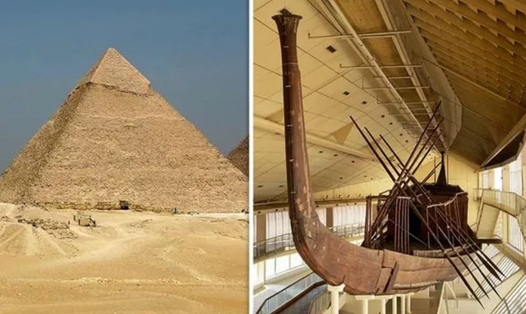 Chiếc thuyền của Pharaoh Ai Cập được tìm thấy nguyên vẹn sau 5.000 năm. Ảnh: Getty Images
