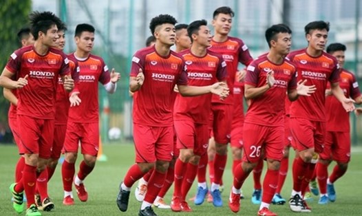 U23 Việt Nam vừa có trận đấu đầu tiên với kết quả hòa 0-0 trước Đại học Yeongnam. Ảnh: VFF