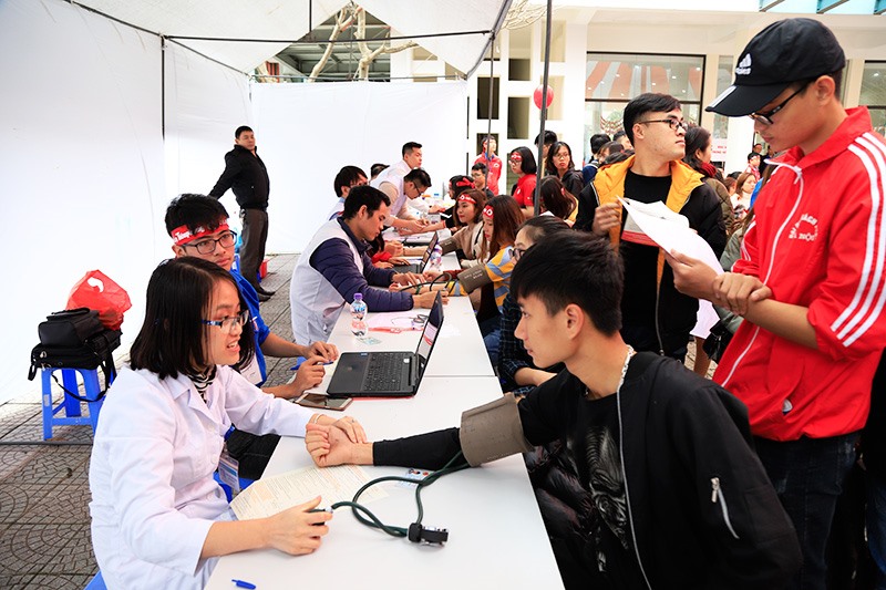 Chủ Nhật đỏ sẽ thu hút lực lượng đông đảo mọi người tham gia hiến máu.