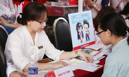 Năm 2020, ứng với mỗi ngành đào tạo của Đại học Kinh tế - Tài chính TP.Hồ Chí Minh sẽ có 4 tổ hợp môn xét tuyển đại học. Ảnh: UEF