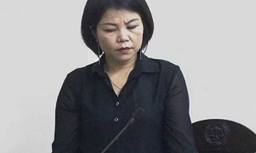 Nguyễn Thị Vững với tư cách người có quyền lợi nghĩa vụ liên quan, tại phiên tòa xét xử Nguyễn Thị Vân.