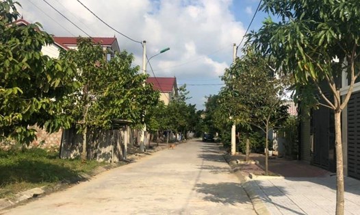 Dự án hạ tầng khu tái định cư tại xã Nghi Phú do TECCO Nghệ An đầu tư đã bàn giao từ năm 2013. Ảnh: PV