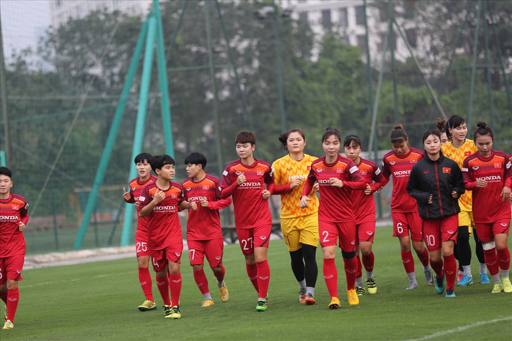 Đội tuyển nữ nắm lợi thế rất lớn tại vòng loại Olympic Tokyo 2020 sau khi Triều Tiên rút lui. Ảnh: NGUYỄN NAM