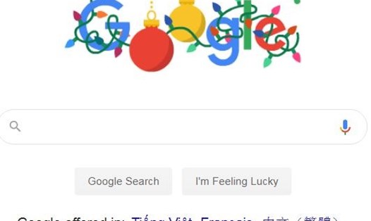 Google Doodle mừng mùa lễ hội 2019 ngày thứ 3 - ngày 25.12. Ảnh chụp màn hình.