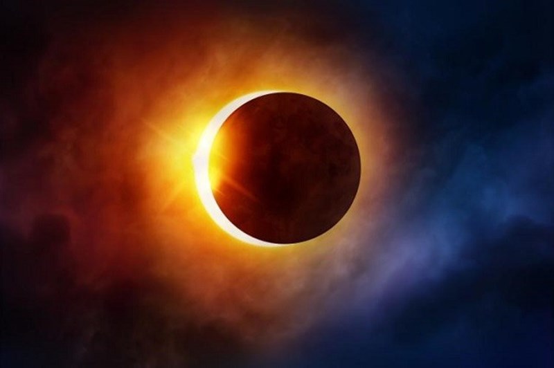 Thí nghiệm xác định hiện tượng nhật thực xảy ra khi mặt trăng chạm trán mặt trời