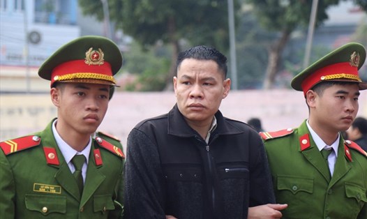 Vì Văn Toán - kẻ chủ mưu vụ bắt cóc, sát hại nữ sinh giao gà ở Điện Biên, tại phiên tòa sáng 27.12.