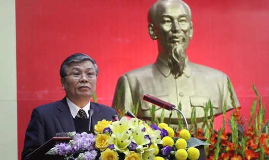 Thứ trưởng Bộ Nội vụ Nguyễn Trọng Thừa thông tin tại Hội nghị. Ảnh: T.Vương