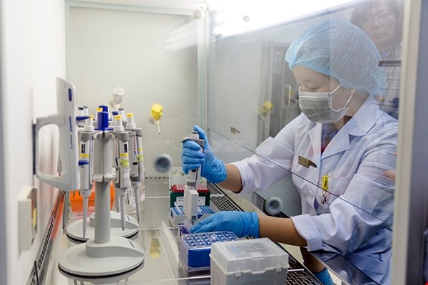 Ngân hàng Tế bào gốc, Viện Huyết học – Truyền máu Trung ương nghiên cứu ứng dụng kỹ thuật phân lập và nuôi cấy tế bào gốc trung mô từ máu dây rốn.