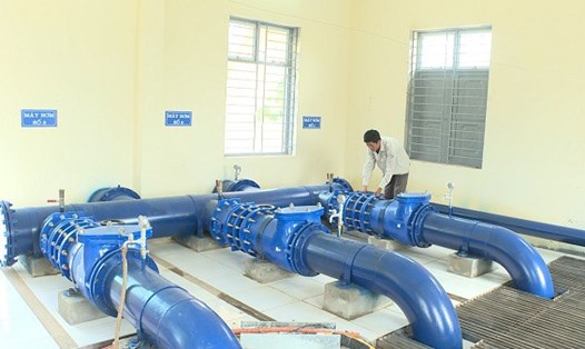 Hệ thống xử lý nước sạch của Công ty nước sạch Hưng Yên. Ảnh: P.V