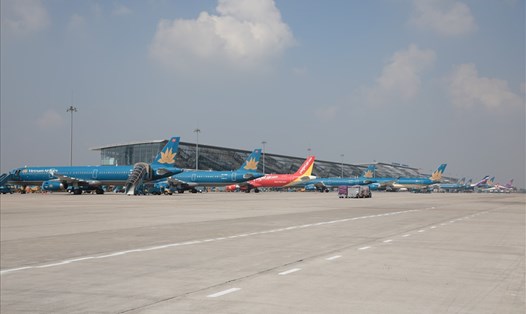 Sân bay quốc tế Nội Bài. Ảnh Anh Phú