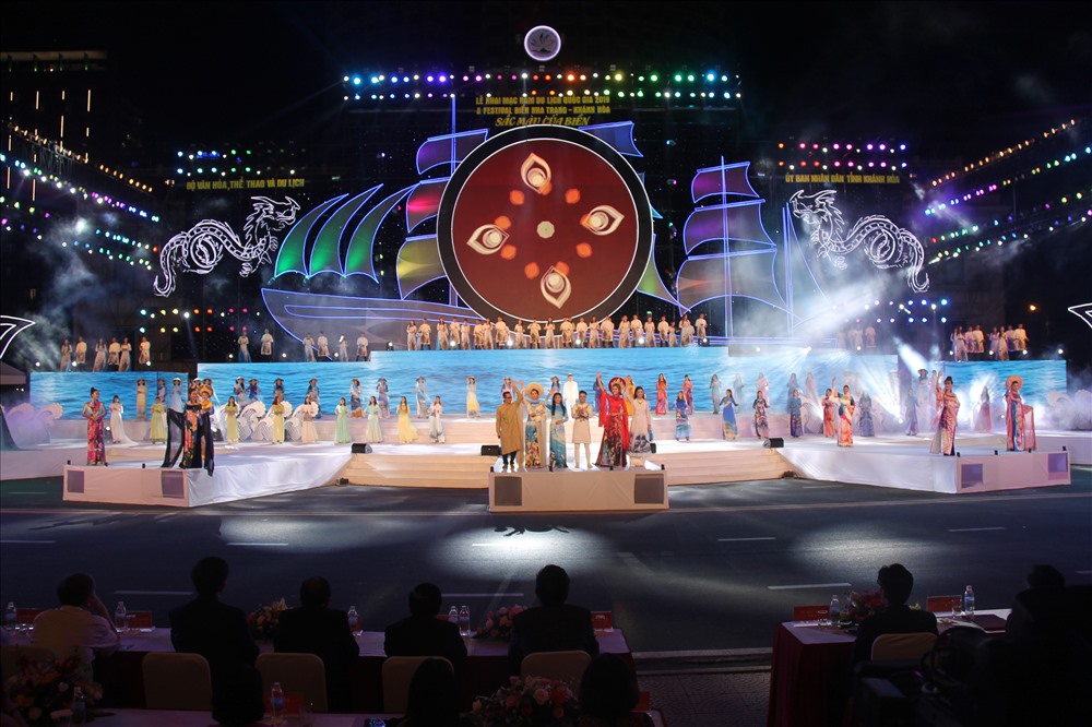 Lễ khai mạc Năm Du lịch Quốc gia năm 2019 tại Khánh Hòa. Ảnh: PV