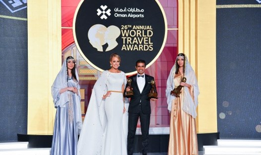 Đại diện Sun Group nhận giải thưởng World Travel Award 2019. Ảnh: P.V