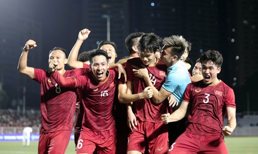 U.22 Việt Nam lội ngược dòng thắng U.22 Indonesia 2-1. Ảnh: D.P
