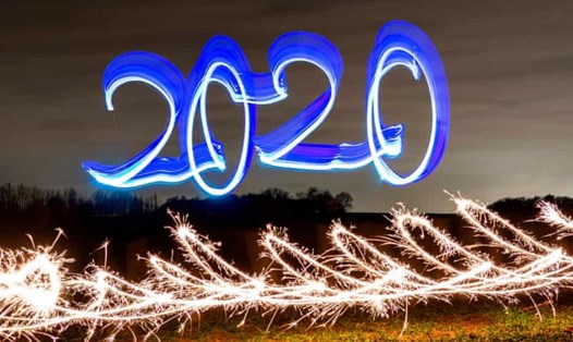 Khoảnh khắc đón chào năm mới 2020 trên thế giới. Ảnh: Getty