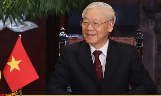 Tổng Bí thư, Chủ tịch Nước Nguyễn Phú Trọng. Ảnh: Sơn Tùng.