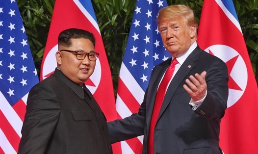 Tổng thống Donald Trump và nhà lãnh đạo Kim Jong-un đã có 3 cuộc gặp nhưng chưa giải quyết được vấn đề hạt nhân Triều Tiên. Ảnh: AP