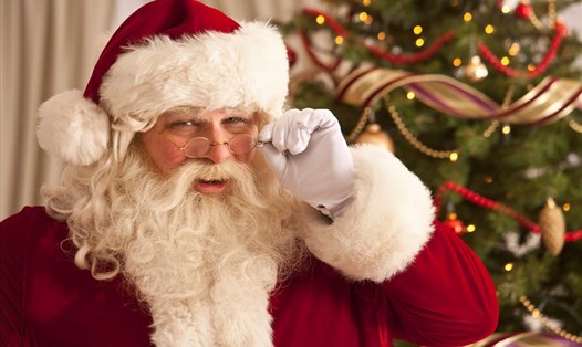 Ông già Noel có thể kiếm 4000 USD/ mùa Noel tại Mỹ. Ảnh TL
