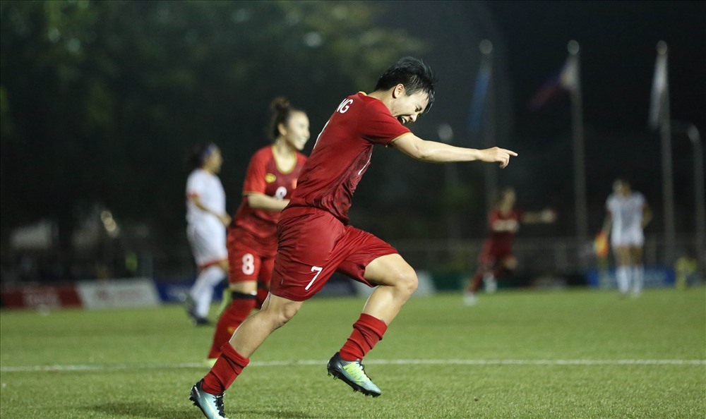 Tối nay 8.12, đội tuyển nữ Việt Nam (đương kim vô địch) và Thái Lan (đương kim Á quân) vào trận chung kết tranh HCV bóng đá nữ SEA Games 30. Ảnh: Hoài Thu