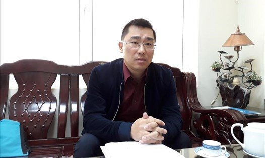 Ông Nguyễn Kim Hoàng - Giám đốc Cty Cổ phần May Thanh Trì. Ảnh: PV
