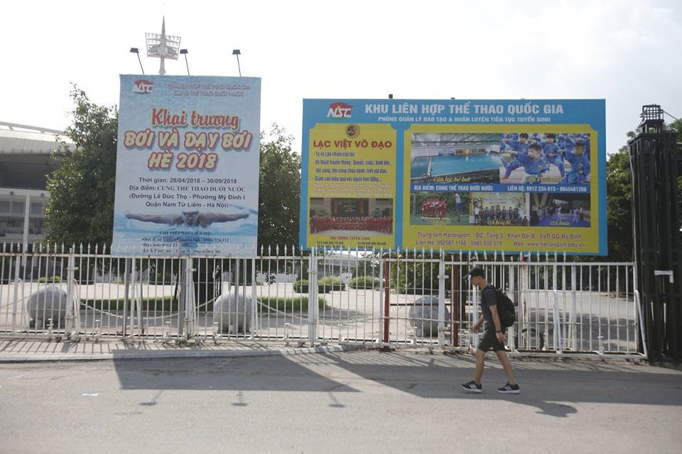 Khu LHTTQG Mỹ Đình bị nhiều doanh nghiệp tố sai phạm. Ảnh: Đ.H