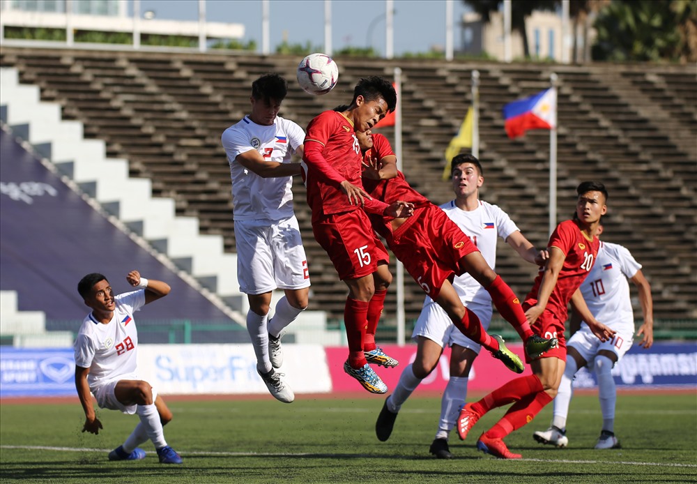 U22 Việt Nam đã có 3 điểm đầu tiên. Ảnh: VFF 