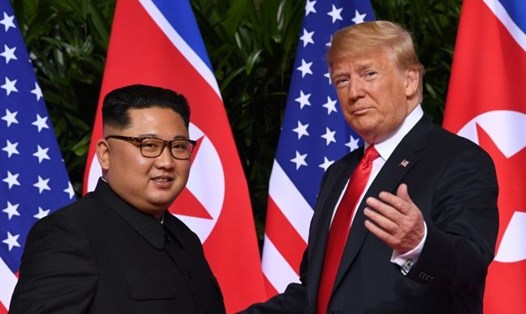 Nhà lãnh đạo Mỹ - Triều Tiên có thể tuyên bố kết thúc chiến tranh trong hội nghị thượng đỉnh lần 2 tại Hà Nội, theo Nhà Xanh. Ảnh: Yonhap. 