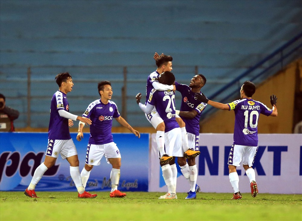 Hà Nội đang hướng đến 3 điểm đầu tiên tại AFC Cup. Ảnh: H.A