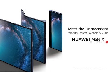 Điện thoại màn hình gập đầu tiên của Huawei - Huawei Mate X - được ra mắt trang bị công nghệ 5G.