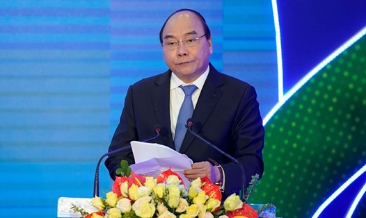 Thủ tướng Nguyễn Xuân Phúc phát động Chương trình sức khỏe Việt Nam. Ảnh: VGP.