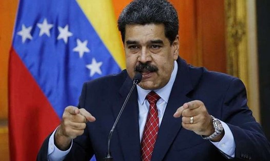 Tổng thống Venezuela Nicolas Maduro. Ảnh: AP. 