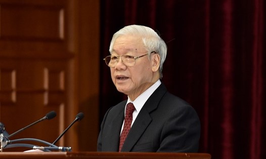 Tổng Bí thư, Chủ tịch Nước Nguyễn Phú Trọng. Ảnh: N.Bắc.