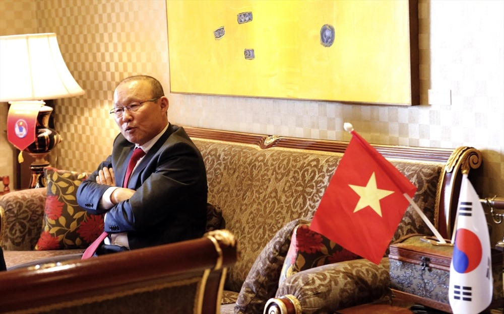 HLV Park Hang-seo. Ảnh: Yonhap. 