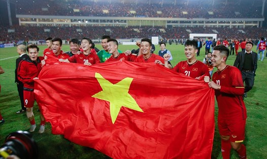 ĐT Việt Nam giành chức vô địch AFF Cup 2018. Ảnh: Đ.H